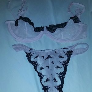 2 piece bra and thong