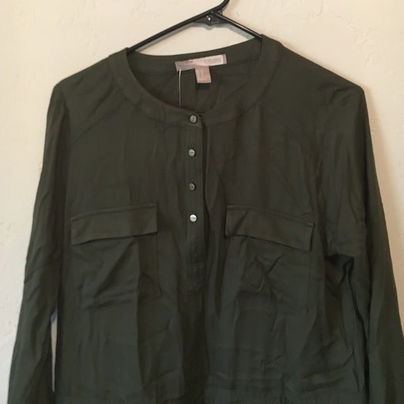 Military green dress. Forever21. Brand New. NWT - Picture 2 of 4