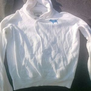 VS PINK HOODED SWEATSHIRT