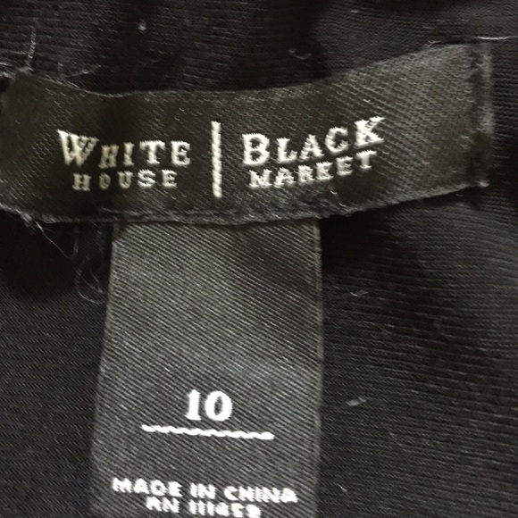 White House Black Market halter-style LBD - Picture 3 of 4