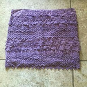 Purple lace American Eagle skirt