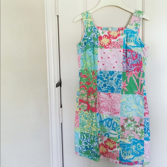 Patchwork Print Lilly Pulitzer Sheath Dress