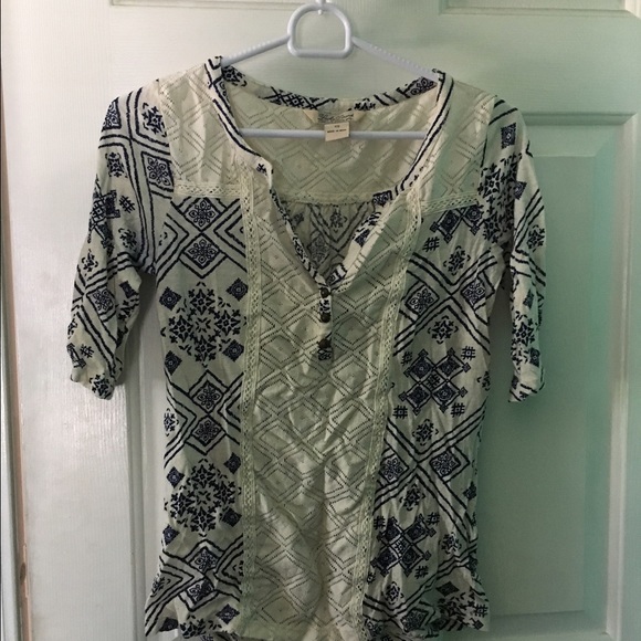 Lucky Brand 3 Quarter tee