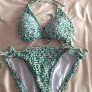 Floral bathing suit set