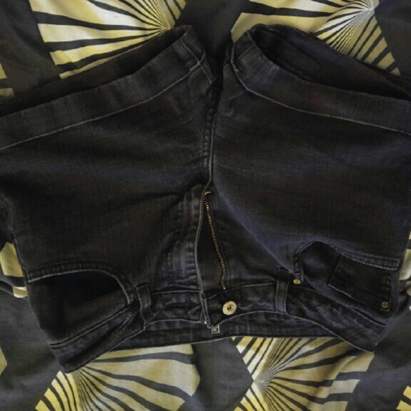 Black High-waisted Shorts