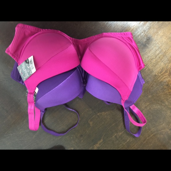Purple and pink new with tags bras 36dd