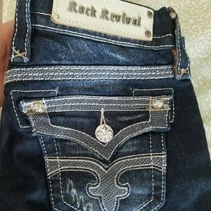 Like new Rock Revival boot cut jeans