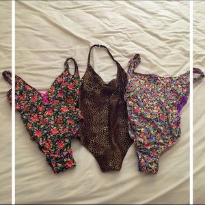 3 One Piece Swimsuits