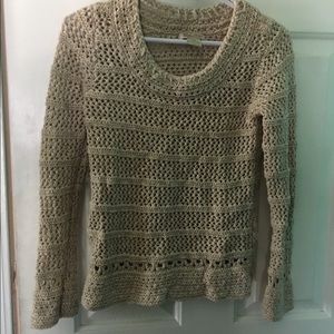 Crocheted Lucky Brand Sweater