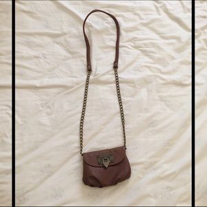 Small Mossimo Clasp Faux Leather Bag