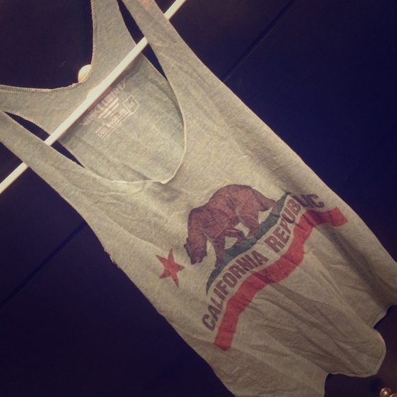 Light green racerback tank top