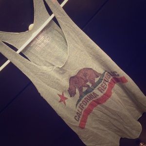 Light green racerback tank top