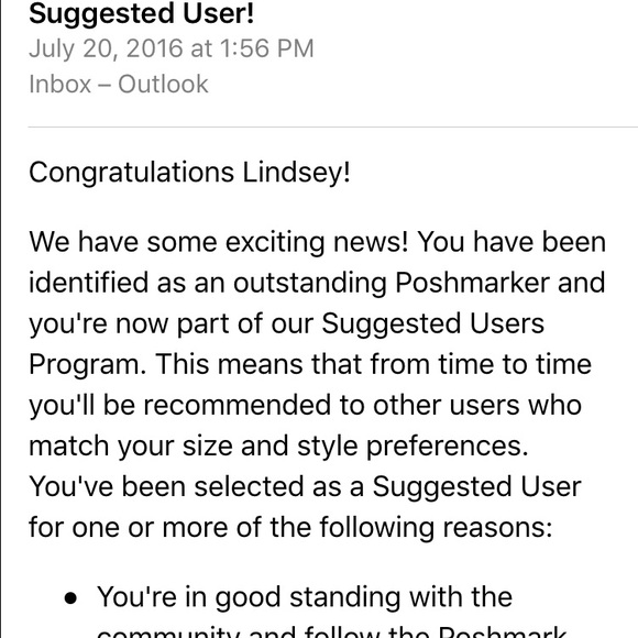 Suggested User/Posh Ambassador - Picture 2 of 5