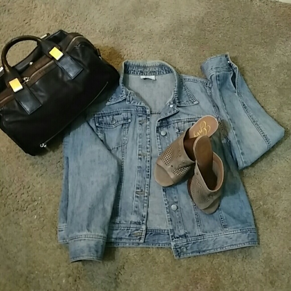 Jean Jacket, cinches at waist