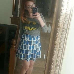 Sweet Her Univerise Tardis skirt SZ: S
