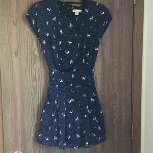 Unicorn and Cats and Foxes Polka Dot Sundress