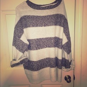 In time for fall! Plus stripe sweater!