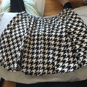 Black and white skirt