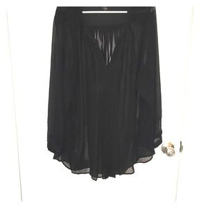 Black sheer top. SEXY