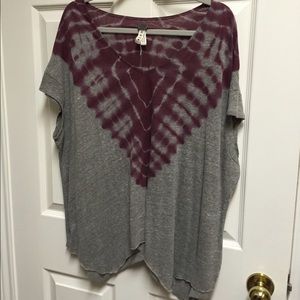 Free People We the Free Tie-Dye Tee Sz M