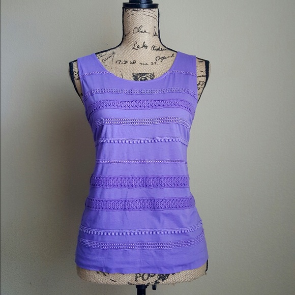 Purple J. Crew Tank