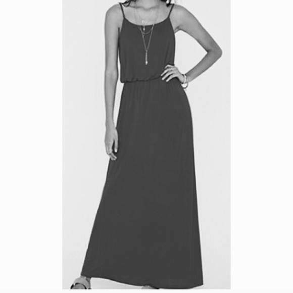 Forever 21 Dresses & Skirts - Forever 21 Cami maxi dress grey XL elastic waist