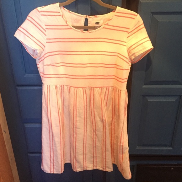 Adorable Red and White Striped Dress