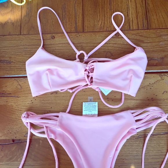 Light Pink Strappy Bikini