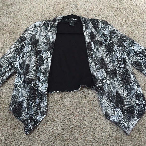 snake skin cardigan