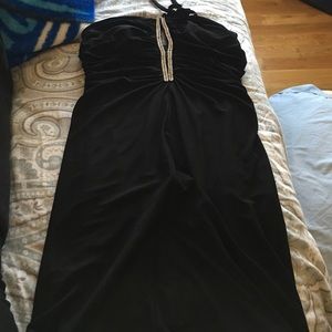 Strapless cocktail dress