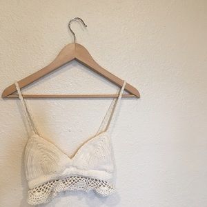 Crocheted bralette