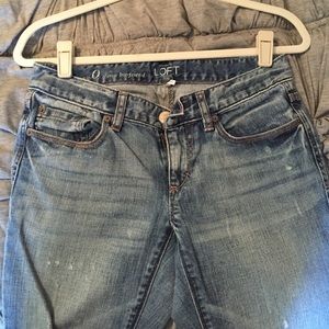 Loft lean boyfriend jeans