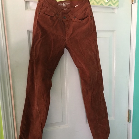 Lucky Brand burnt orange corduroys
