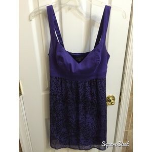 purple leopard dress