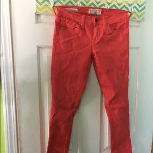 Coral lucky brand skinny jean