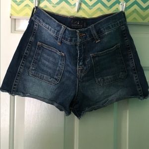 High waisted lucky brand shorts