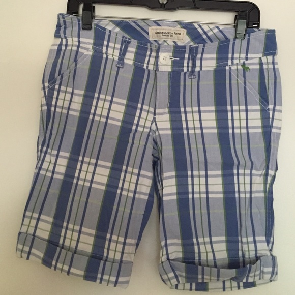 Abercrombie & Fitch Plaid Bermuda Shorts