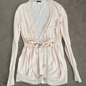 Button-down Cinch Waist Jcrew Cardigan