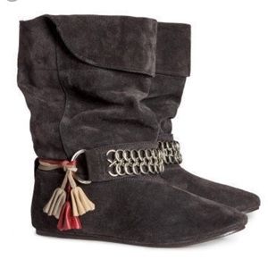 Isabel Marant pour H&M sued boots