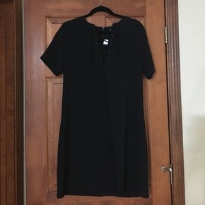 Black Lace Up Urban Outfitters Dress
