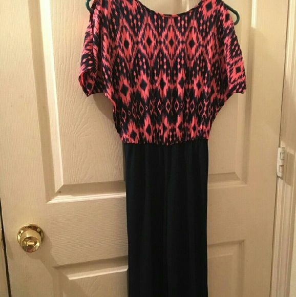 Children's jumper blue and pink - Picture 1 of 2