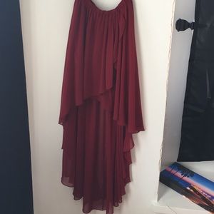 High low skirt