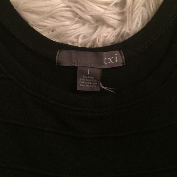 Black ribbed dress - Picture 2 of 2