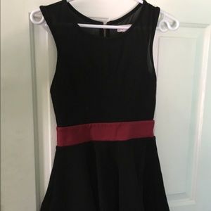 Black cocktail dress