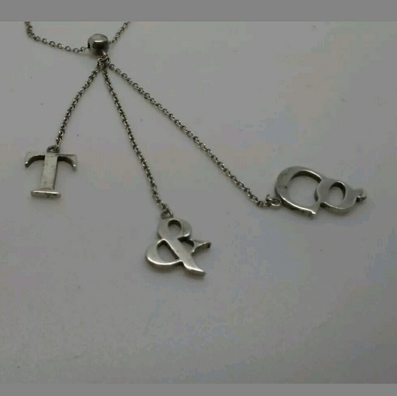 T & Co letter Necklace