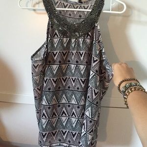 Charlotte Russe Beaded Tank Top