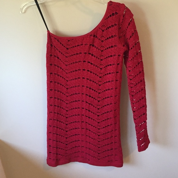 Bebe Red Bodycon - Picture 2 of 3