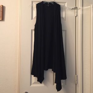 Express sleeveless cardigan