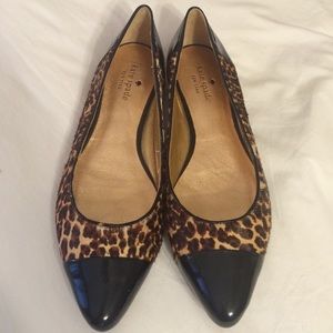 NWOT Kate Spade Leopard Print Flats