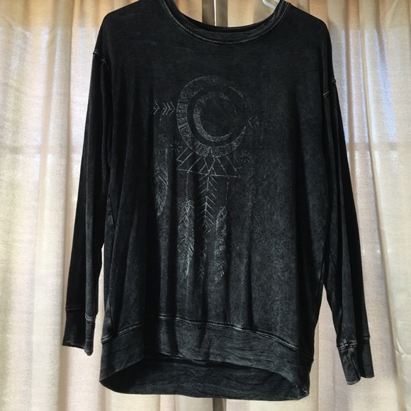 Distressed long sleeve